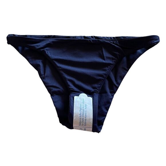 Andie Swim Cheeky Bikini Bottom Navy Blue  Women's Swimwear
Swimsuit SZ S #1448 - Picture 5 of 10